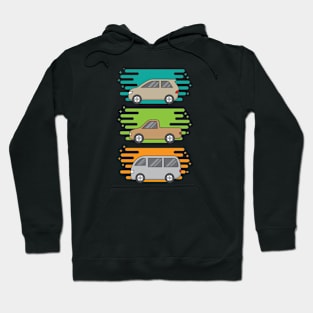 set modern flat design car Hoodie